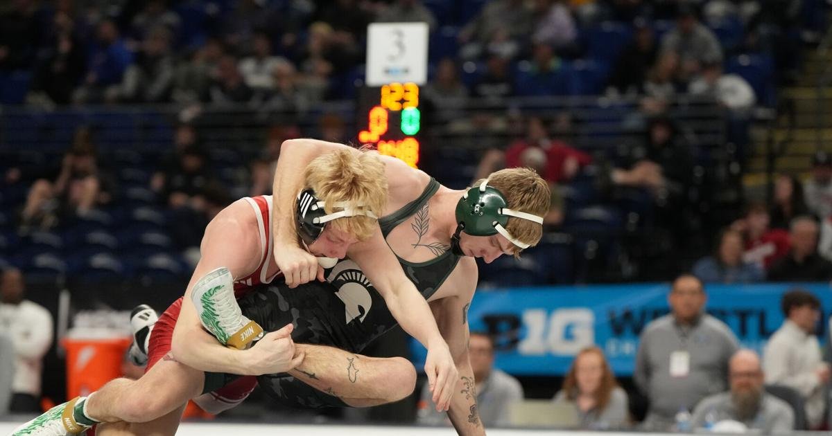 Nebraska Wrestlers Fall Short in Big Ten Championship Matches