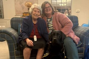 Hythe Resident Reunites with Guide Dog Lineage