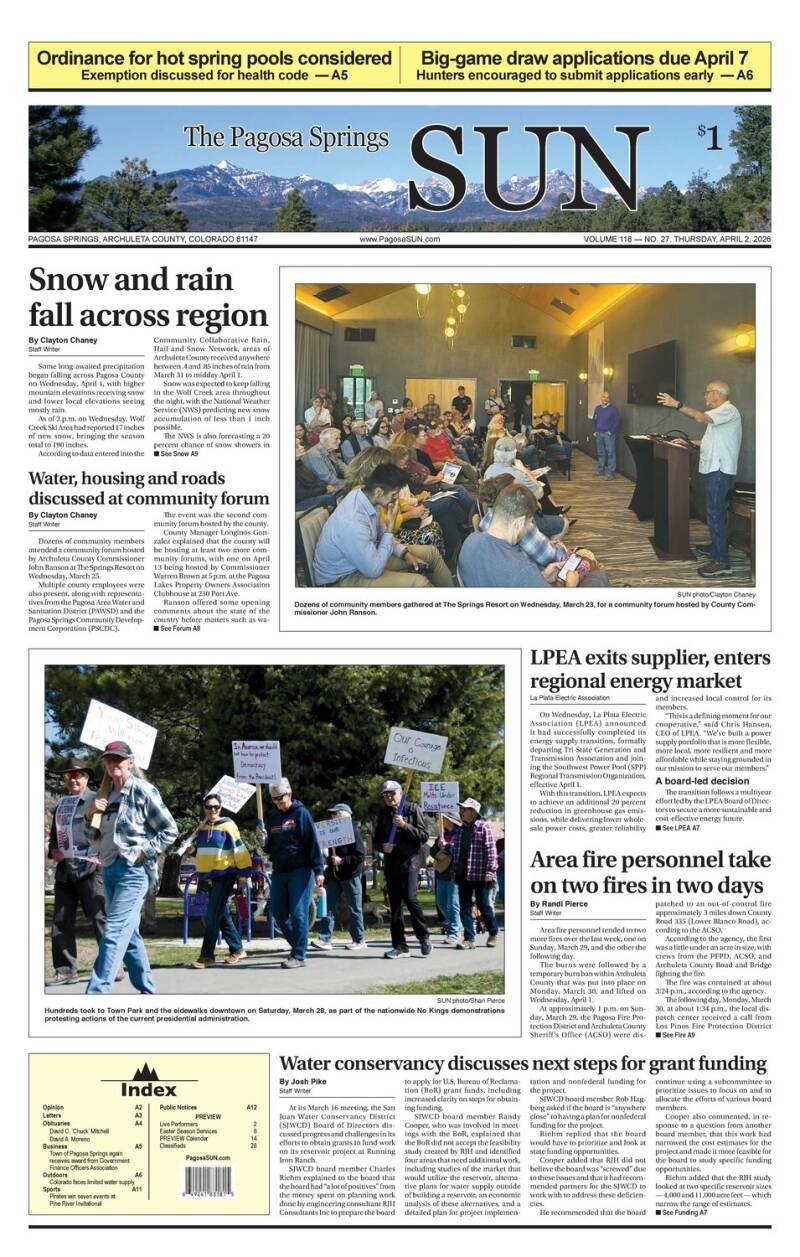 Pagosa Springs Faces Water Crisis: What It Means for Residents and Businesses