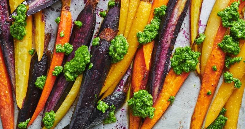 Easter Carrot Recipe: Roast Carrots with Pesto - Simple & Delicious!