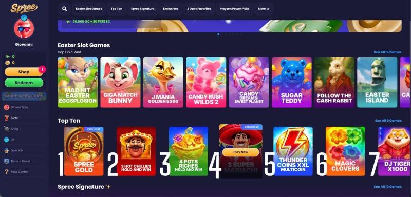 Spree Casino Easter Bonus: Get More Coins for Less!