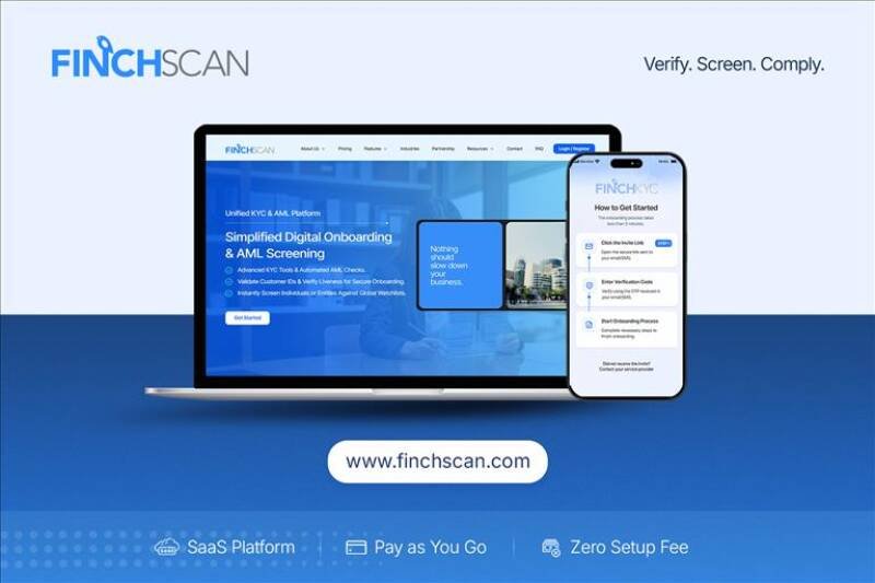 Finch Innovate Relaunches FinchSCAN: Streamlining Onboarding & AML Compliance