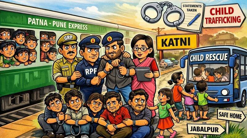 165 Children Rescued from Train in India: Trafficking Concerns