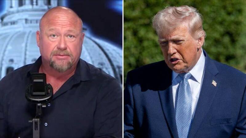 Alex Jones vs. Trump: InfoWars Host Threatens President After "Loser" Insult
