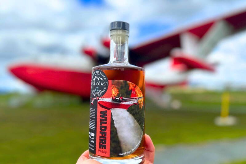 Vancouver Island Whisky Celebrates Mars Water Bomber & Distillery Wins Big