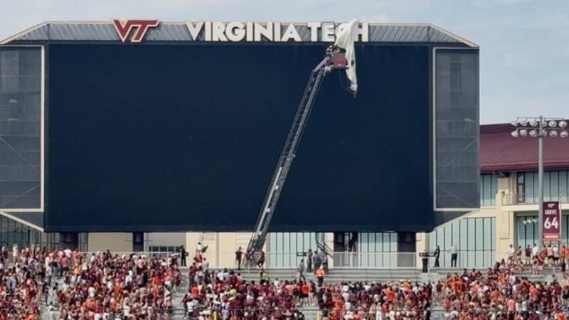Skydiver Crash Lands into Scoreboard at Virginia Tech Spring Game: Rescue and Analysis