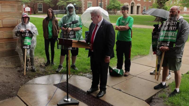 Darren Bailey Supports ISU Workers Strike: What It Means for Illinois Labor