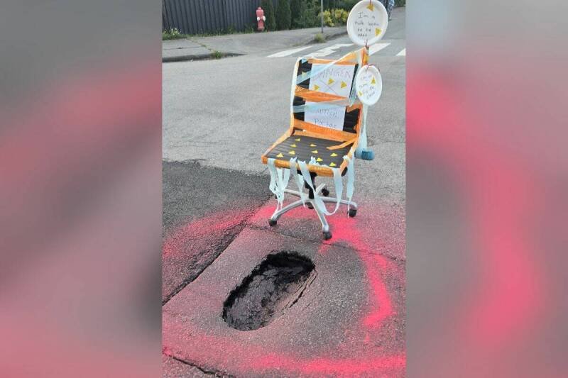 Surrey Residents' Pothole Warning: A Creative Solution & What It Means