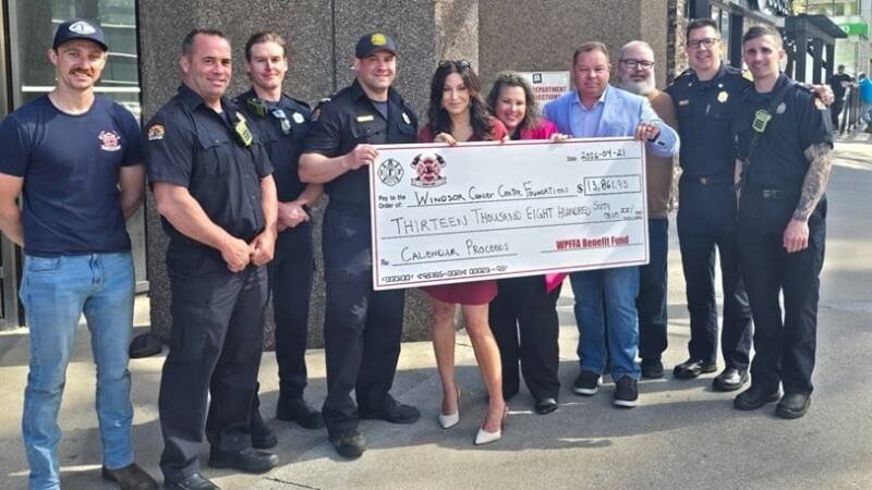 Windsor Firefighters Calendar Raises Thousands for Cancer Centre